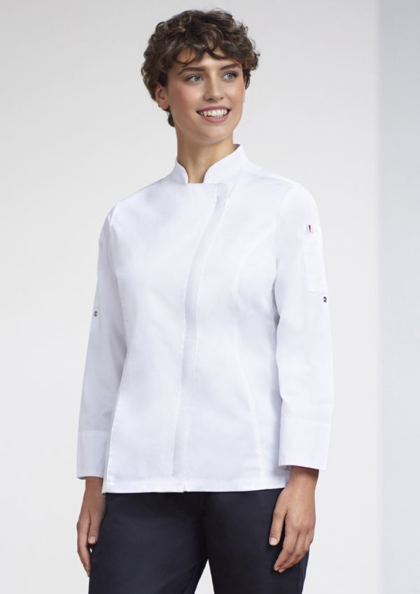 Womens Alfresco Long Sleeve Chef Jacket (FBIZCH330LL)