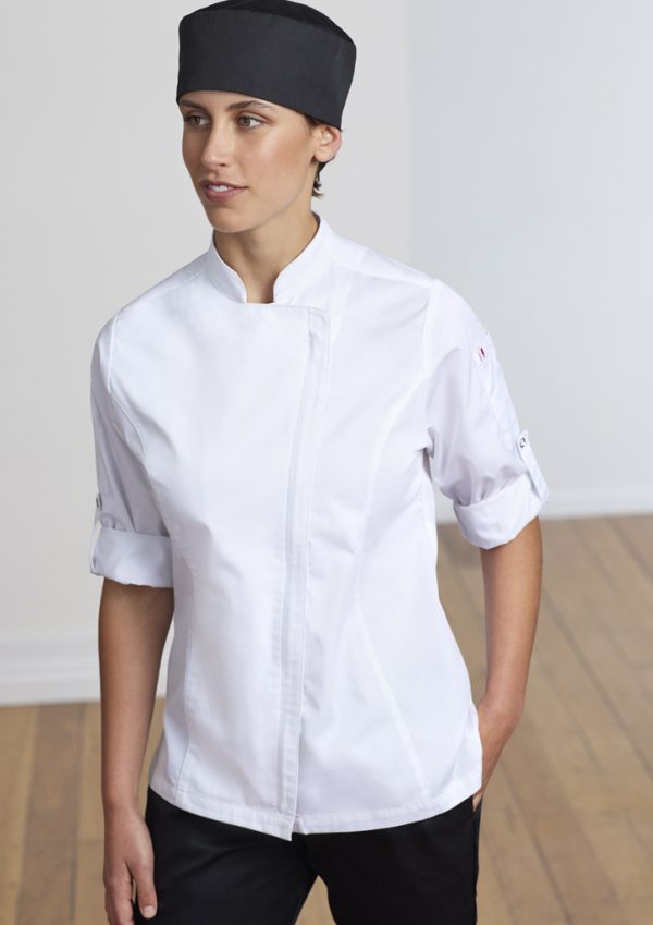 Womens Alfresco Long Sleeve Chef Jacket (FBIZCH330LL)