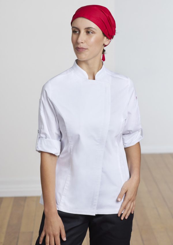 Womens Alfresco Long Sleeve Chef Jacket (FBIZCH330LL)