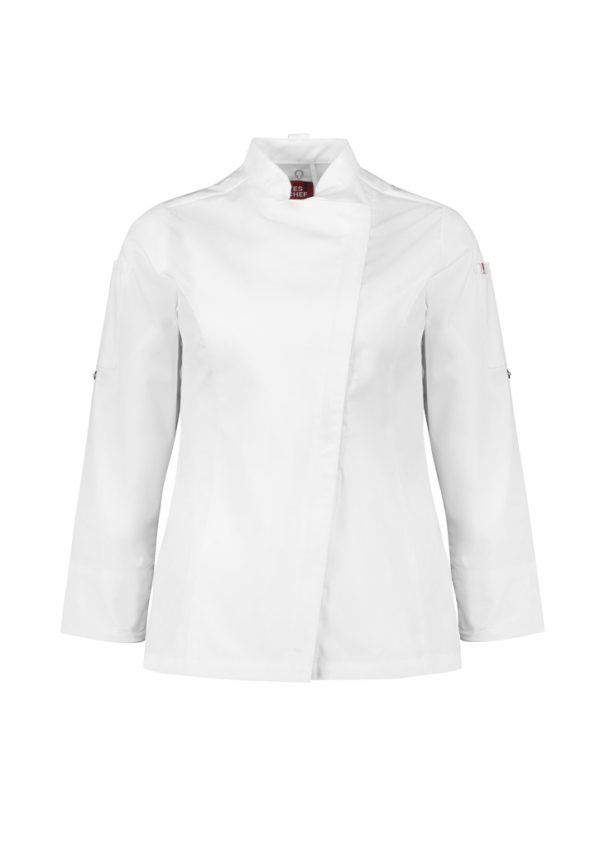 Womens Alfresco Long Sleeve Chef Jacket (FBIZCH330LL)