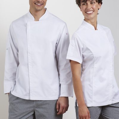 Womens Alfresco Short Sleeve Chef Jacket (FBIZCH330LS)