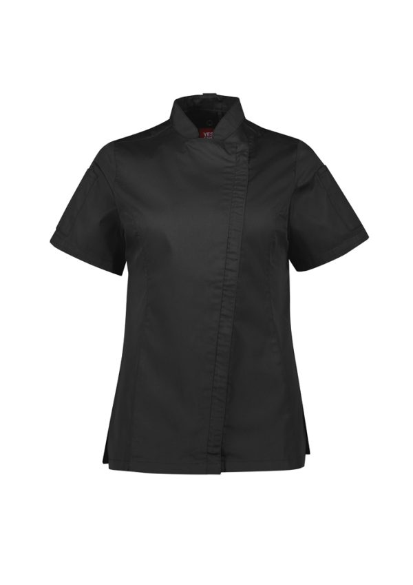 Womens Alfresco Short Sleeve Chef Jacket (FBIZCH330LS)