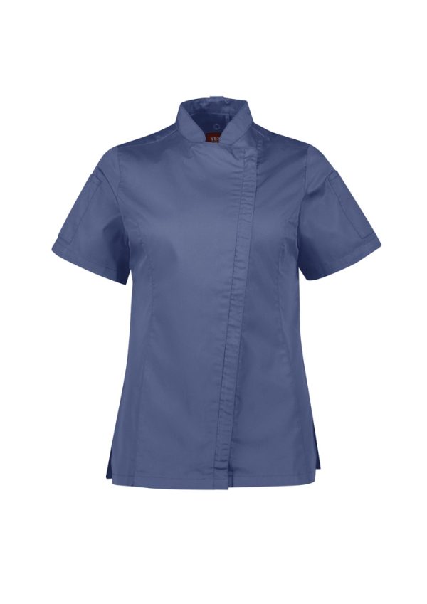 Womens Alfresco Short Sleeve Chef Jacket (FBIZCH330LS)