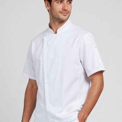 Mens Alfresco Short Sleeve Chef Jacket (FBIZCH330MS)