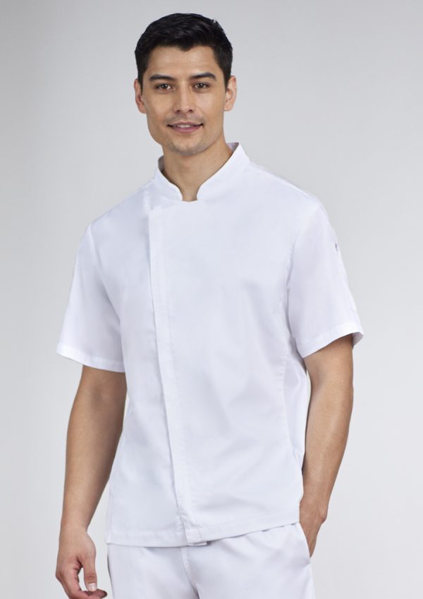 Mens Alfresco Short Sleeve Chef Jacket (FBIZCH330MS)