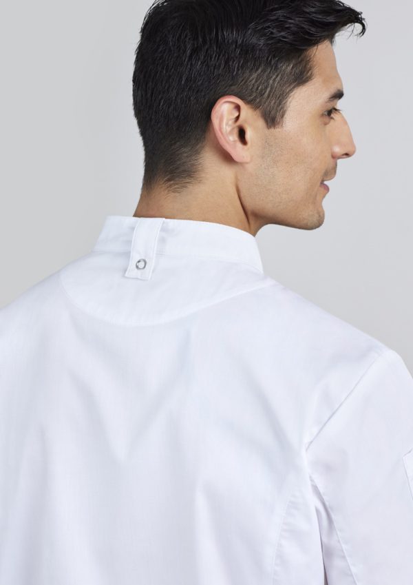 Mens Alfresco Short Sleeve Chef Jacket (FBIZCH330MS)