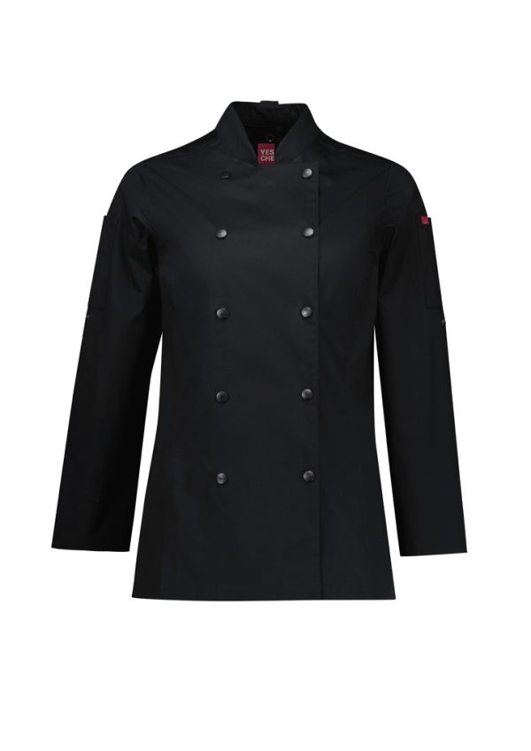 Womens Gusto Long Sleeve Chef Jacket (FBIZCH430LL)