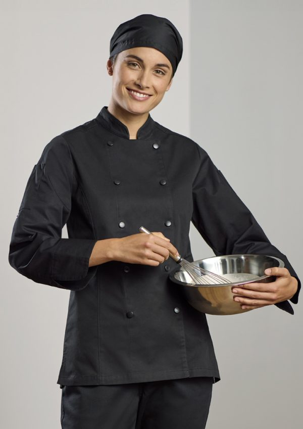 Womens Gusto Long Sleeve Chef Jacket (FBIZCH430LL)