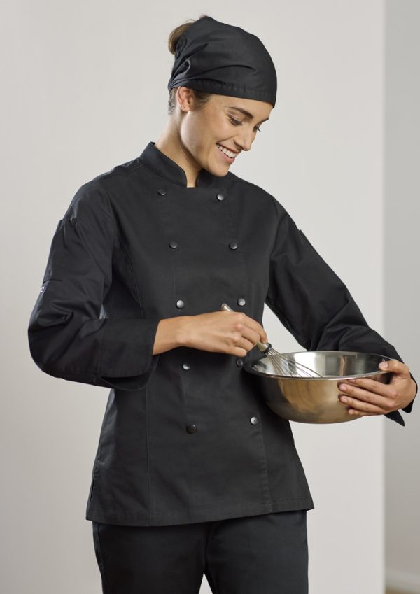 Womens Gusto Long Sleeve Chef Jacket (FBIZCH430LL)