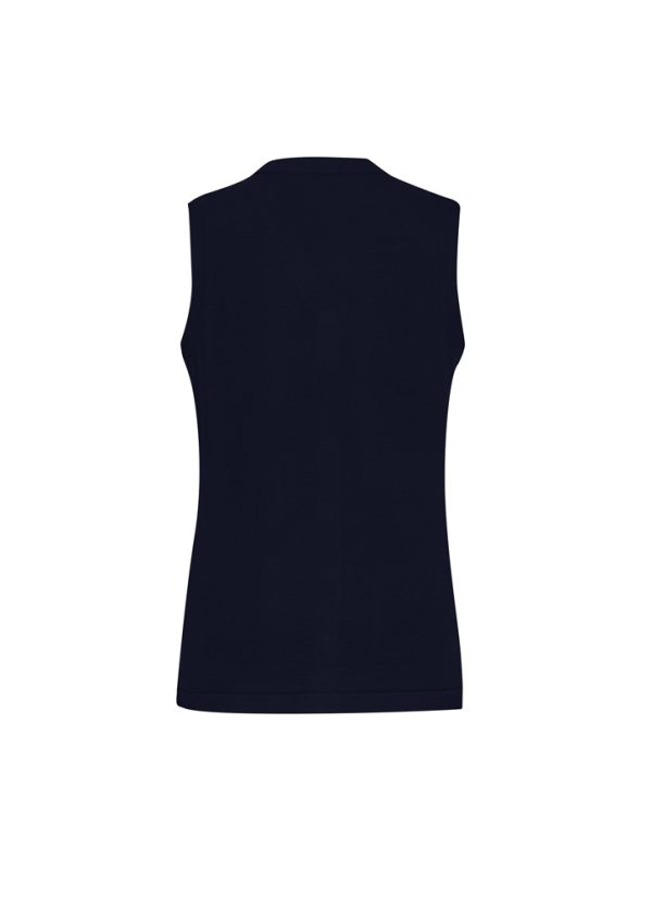 Womens Button Front Knit Vest (FBIZCK961LV)