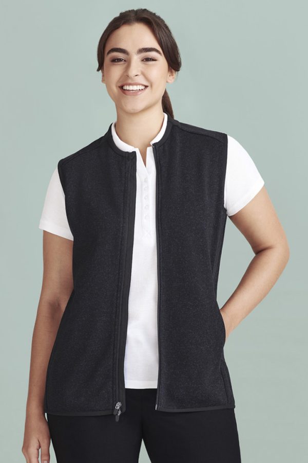 Womens Nova Zip Front Vest (FBIZCO343LV)