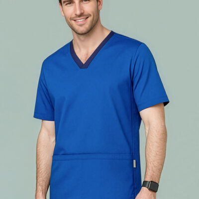 Mens Riley Stretch Scrub Top (FBIZCST043MS)