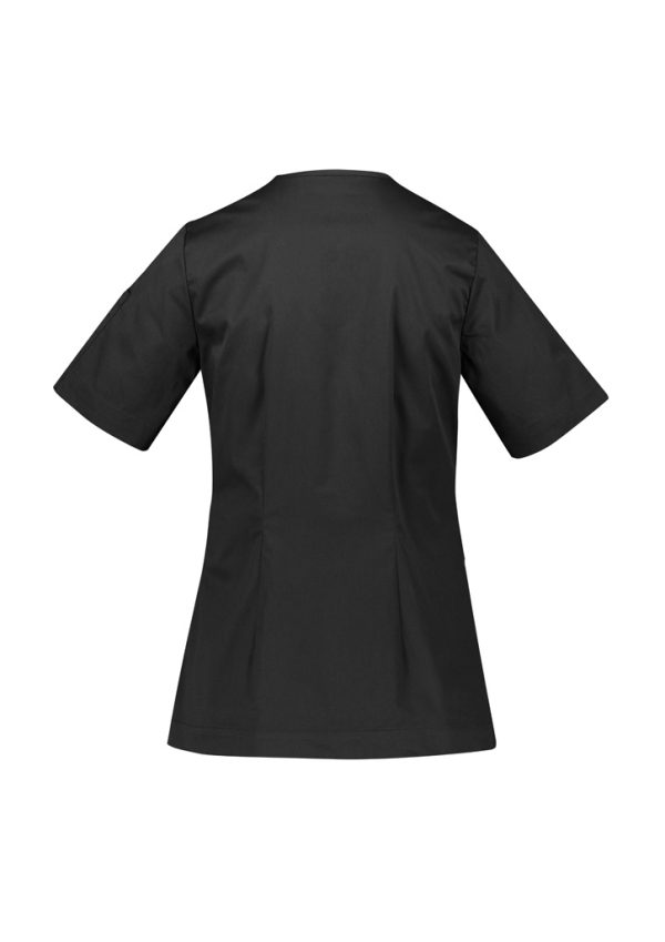 Womens Parks Zip Front Crossover Scrub Top (FBIZCST240LS)