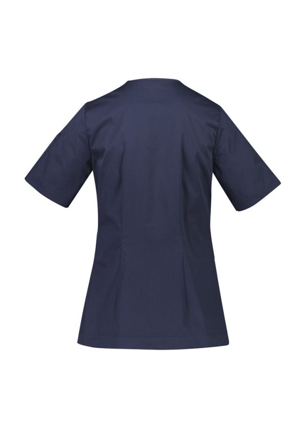 Womens Parks Zip Front Crossover Scrub Top (FBIZCST240LS)