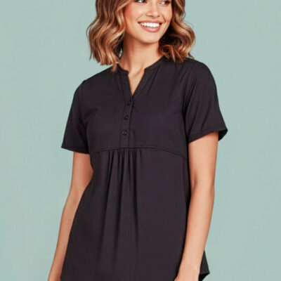 Womens Rose Tunic Scrub Top (FBIZCST243LS)