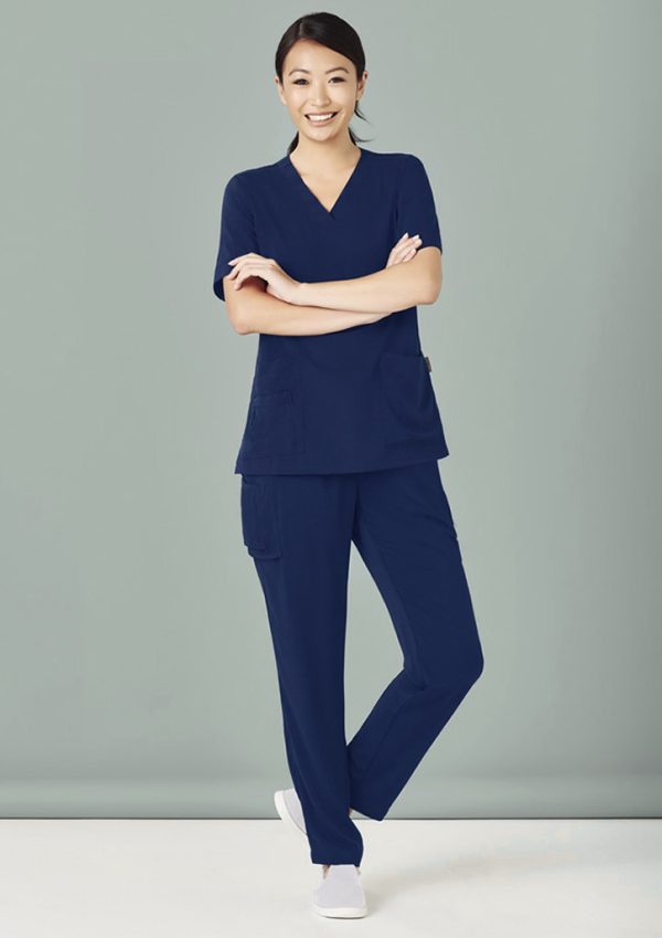 Womens Avery V-Neck Scrub Top (FBIZCST941LS)