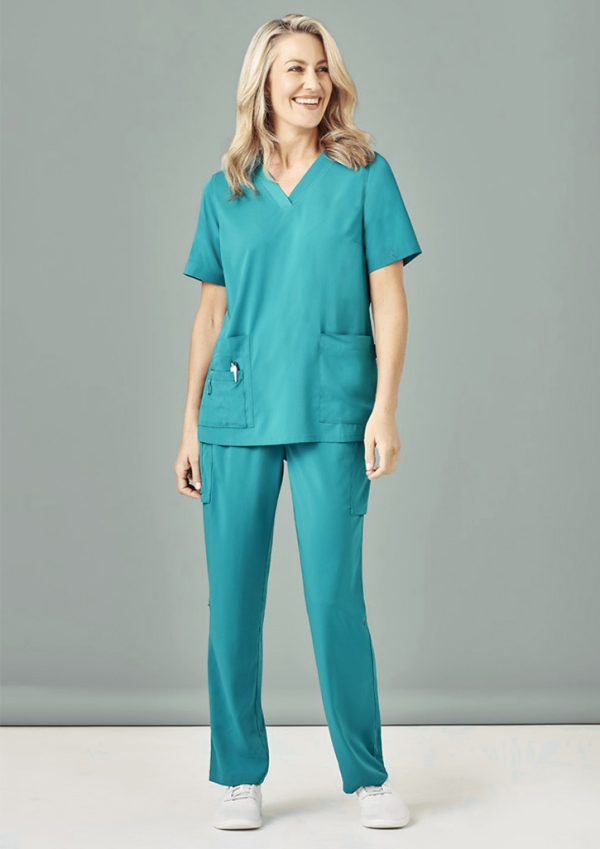 Womens Avery V-Neck Scrub Top (FBIZCST941LS)