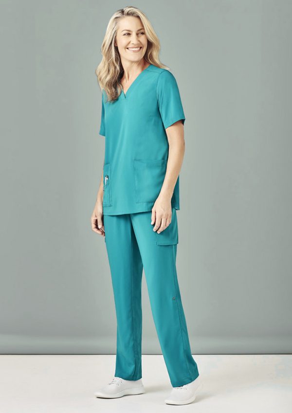 Womens Avery V-Neck Scrub Top (FBIZCST941LS)