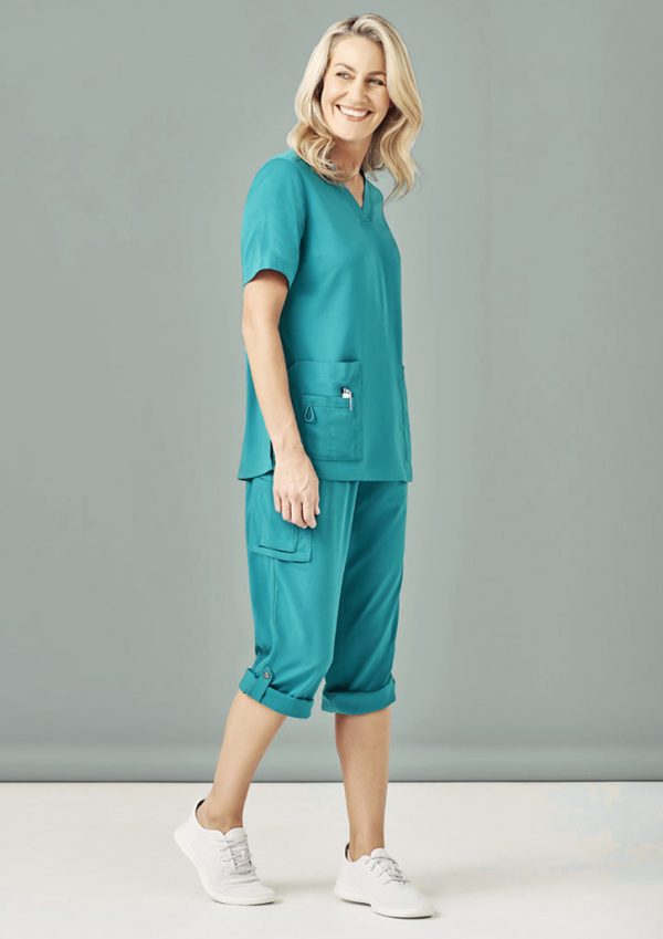 Womens Avery V-Neck Scrub Top (FBIZCST941LS)