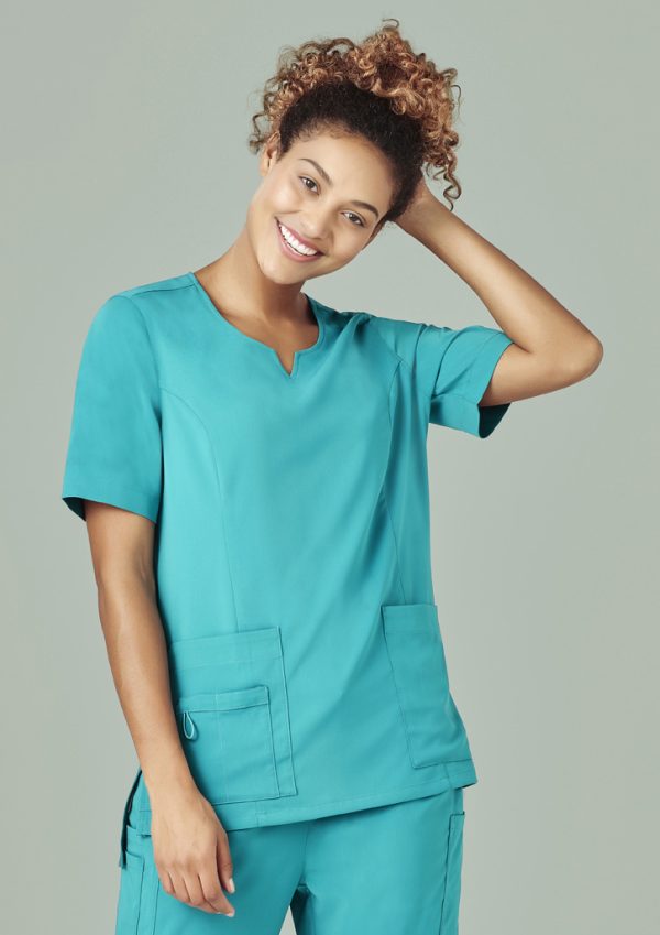 Womens Avery Round Neck Scrub Top (FBIZCST942LS)