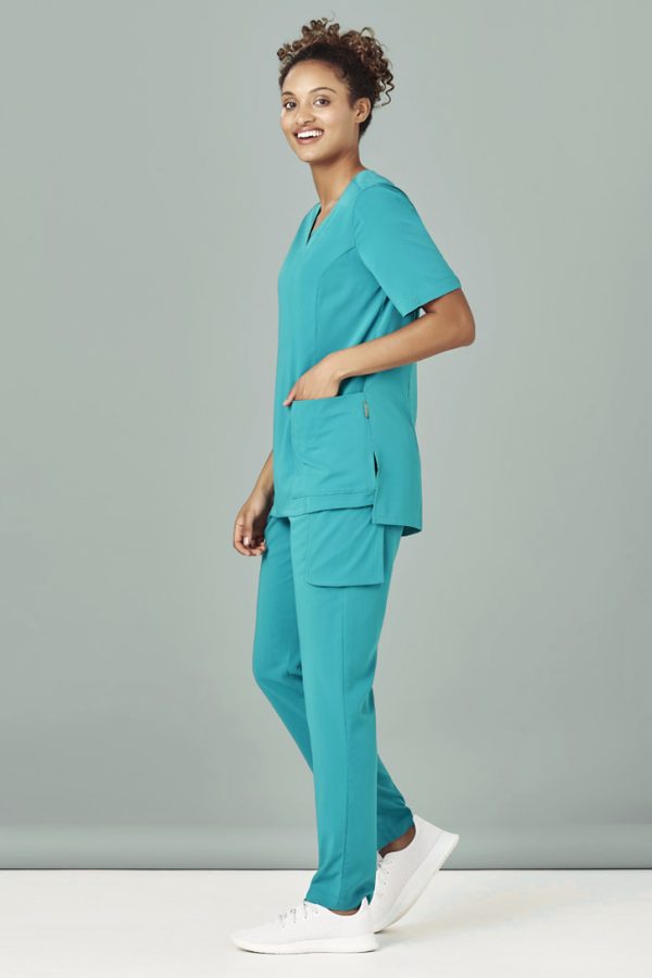 Womens Avery Round Neck Scrub Top (FBIZCST942LS)