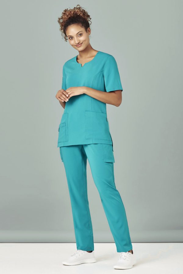 Womens Avery Round Neck Scrub Top (FBIZCST942LS)