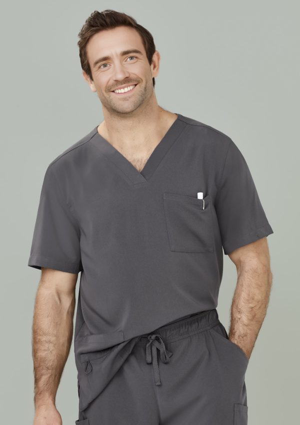 Mens Avery V-Neck Scrub Top (FBIZCST945MS)