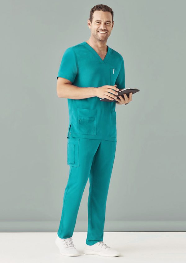 Mens Avery V-Neck Scrub Top (FBIZCST945MS)