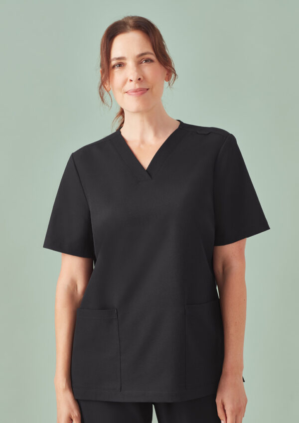 Womens Pulse V-Neck Scrub Top (FBIZCU543LS)