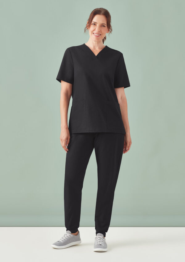 Womens Pulse V-Neck Scrub Top (FBIZCU543LS)