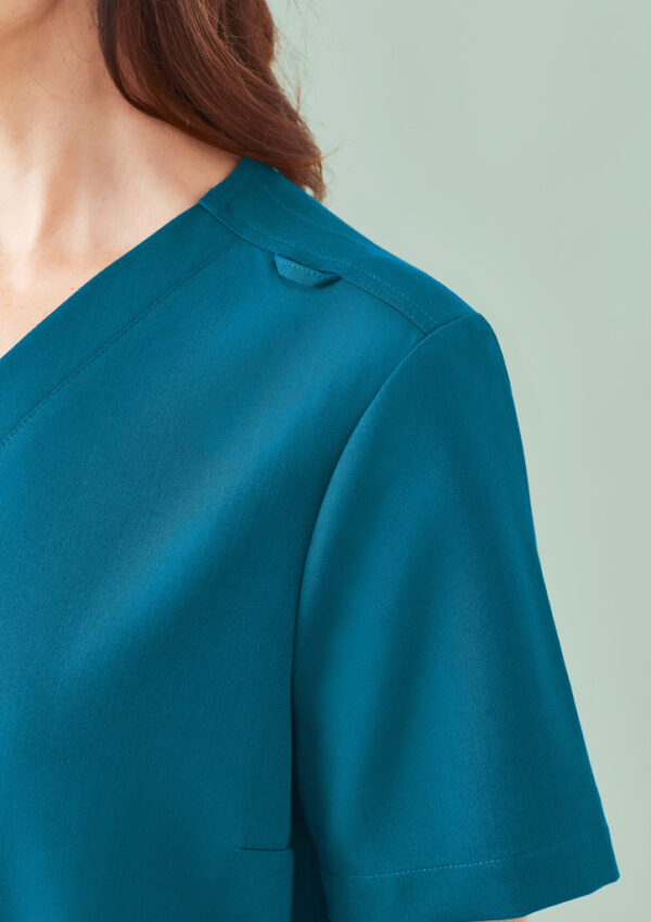 Womens Pulse V-Neck Scrub Top (FBIZCU543LS)