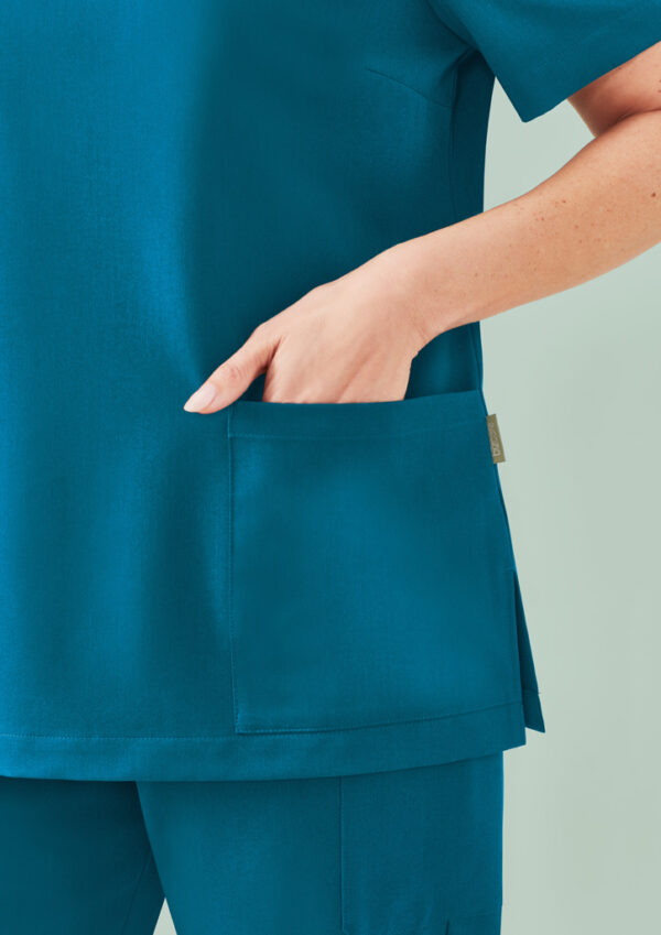 Womens Pulse V-Neck Scrub Top (FBIZCU543LS)