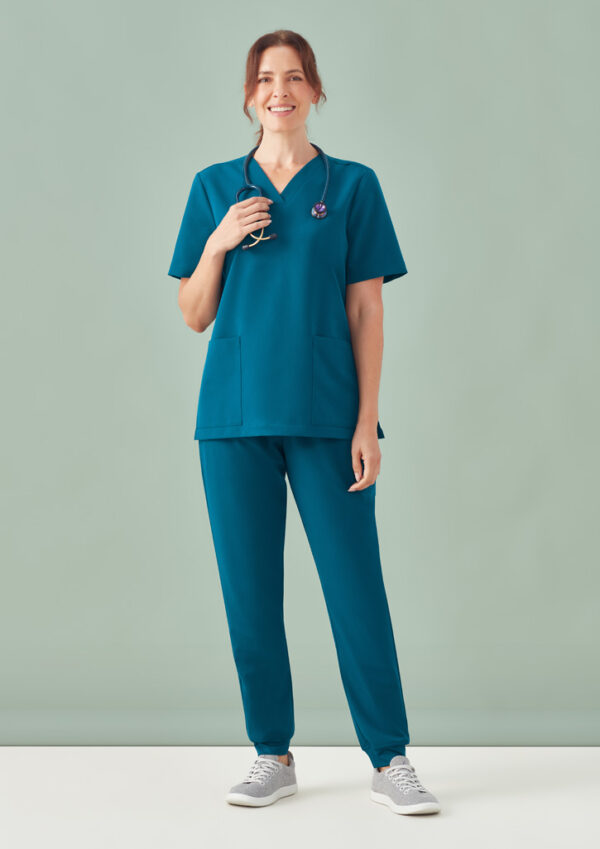 Womens Pulse V-Neck Scrub Top (FBIZCU543LS)