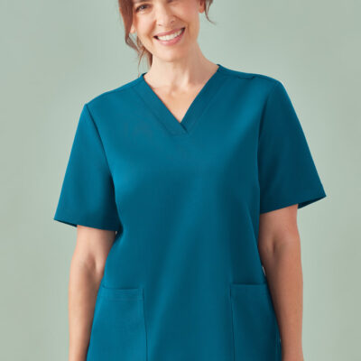 Womens Pulse V-Neck Scrub Top (FBIZCU543LS)