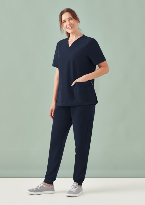 Womens Pulse V-Neck Scrub Top (FBIZCU543LS)