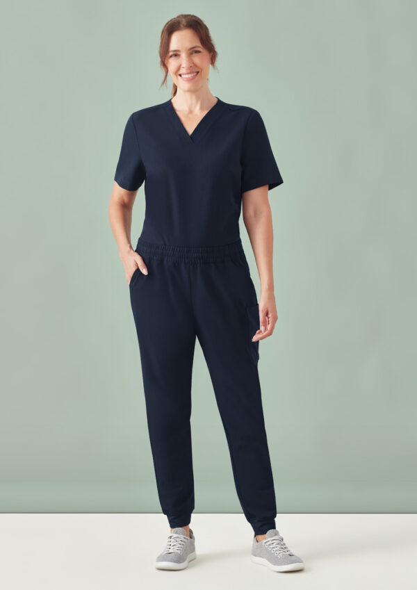 Womens Pulse V-Neck Scrub Top (FBIZCU543LS)