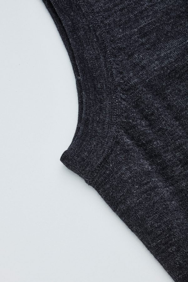 Womens Button Front Knit Vest (FBIZCK961LV)