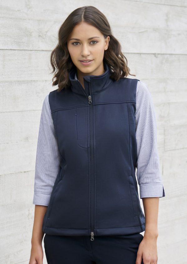 Womens Softshell Vest (FBIZJ29123)