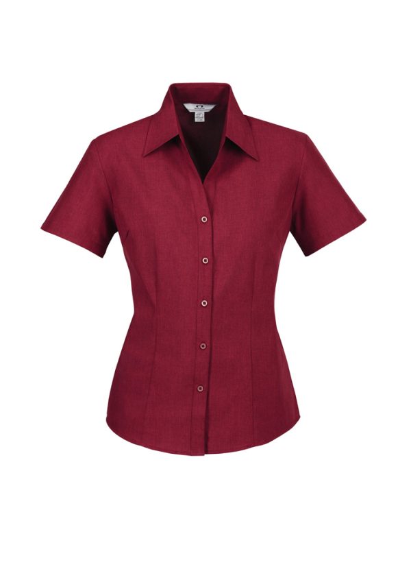 Oasis Ladies Plain Short Sleeve Shirt (FBIZLB3601)