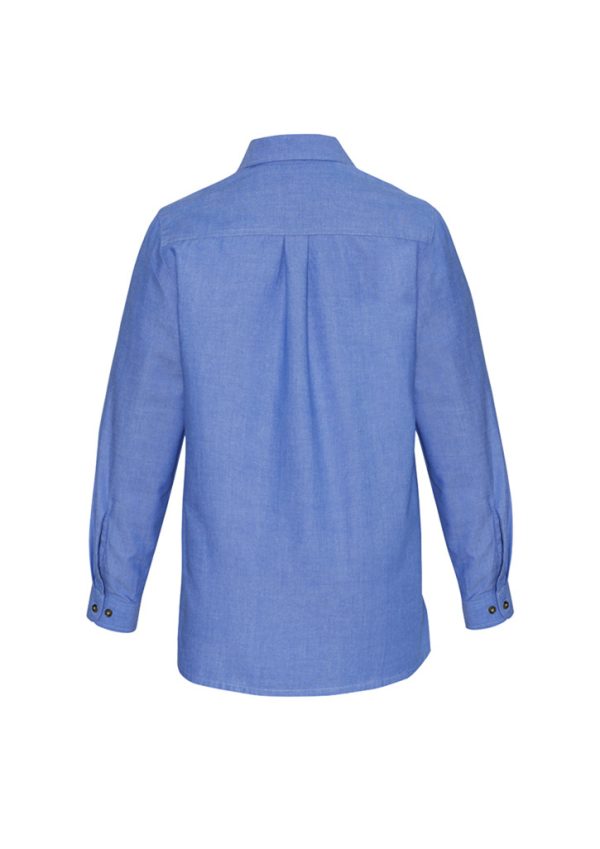 Womens Chambray Long Sleeve Shirt (FBIZLB6201)