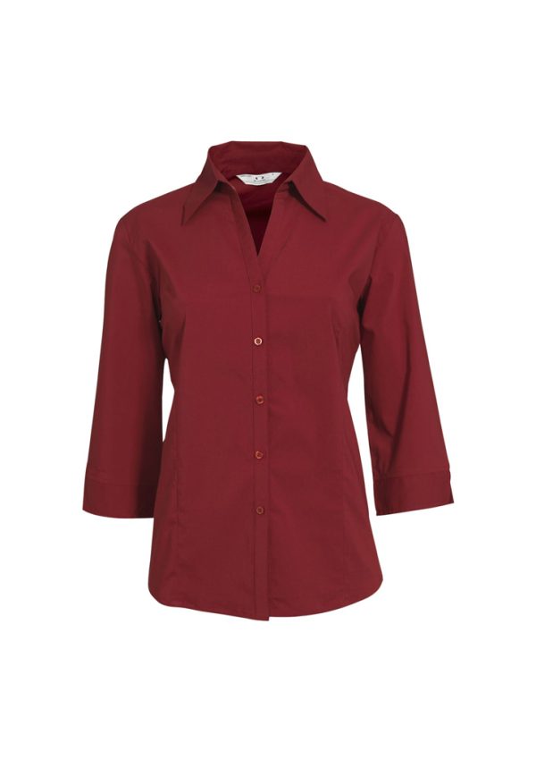 Womens Metro 3/4 Sleeve Shirt (FBIZLB7300)