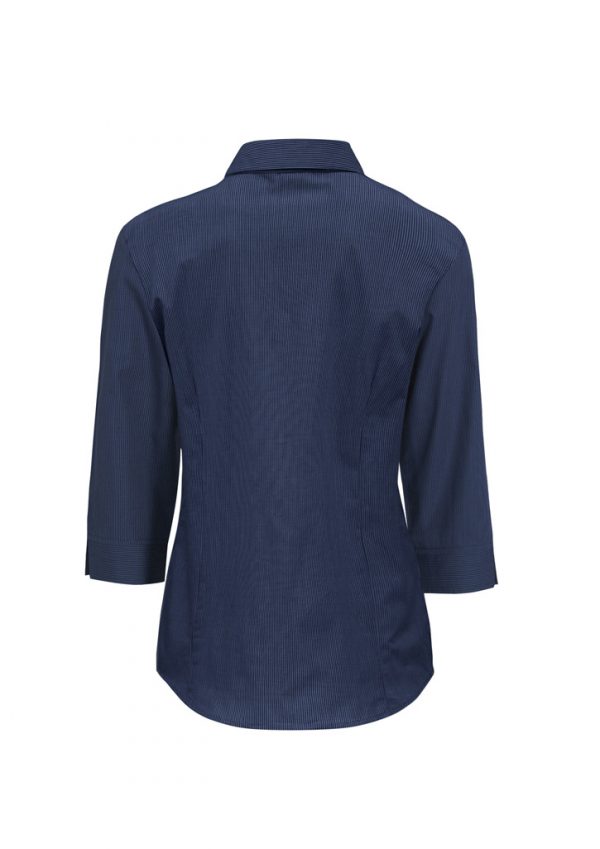 Womens Micro Check 3/4 Sleeve Shirt (FBIZLB8200)