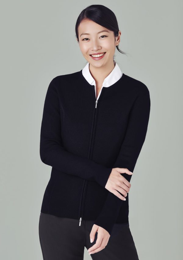 Womens 2-Way Zip Cardigan (FBIZLC3505)