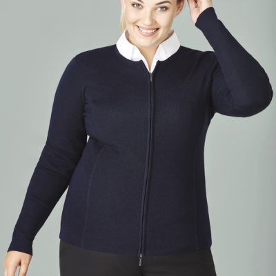 Womens 2-Way Zip Cardigan (FBIZLC3505)