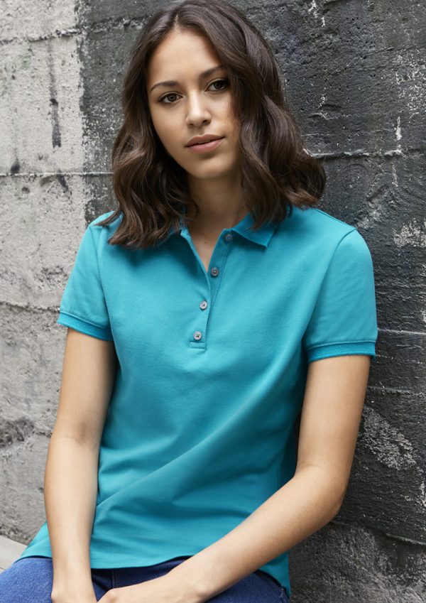 Womens City Short Sleeve Polo (FBIZP105LS)