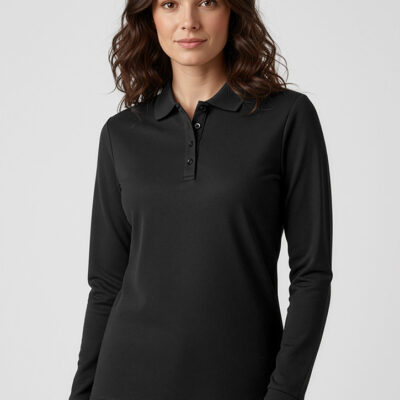 Womens Action Long Sleeve Polo (FBIZP206LL)