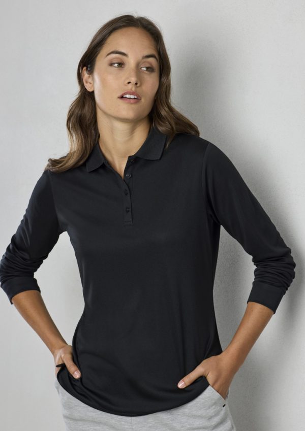 Womens Action Long Sleeve Polo (FBIZP206LL)