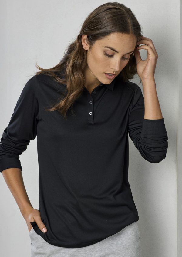 Womens Action Long Sleeve Polo (FBIZP206LL)