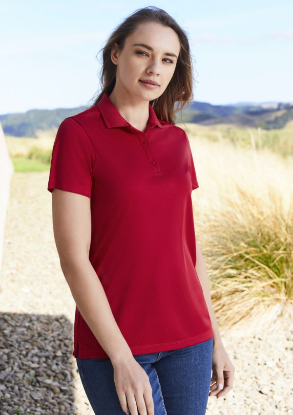 Womens Action Short Sleeve Polo (FBIZP206LS)