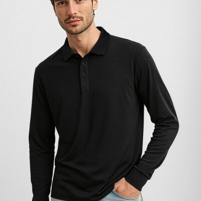 Mens Action Long Sleeve Polo (FBIZP206ML)